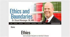 Desktop Screenshot of ethicsandboundaries.com
