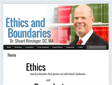 Tablet Screenshot of ethicsandboundaries.com